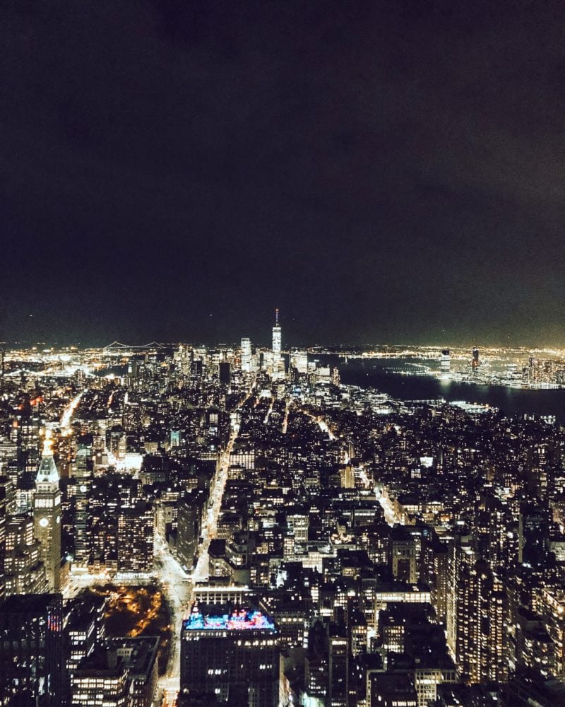 view from Empire State Building