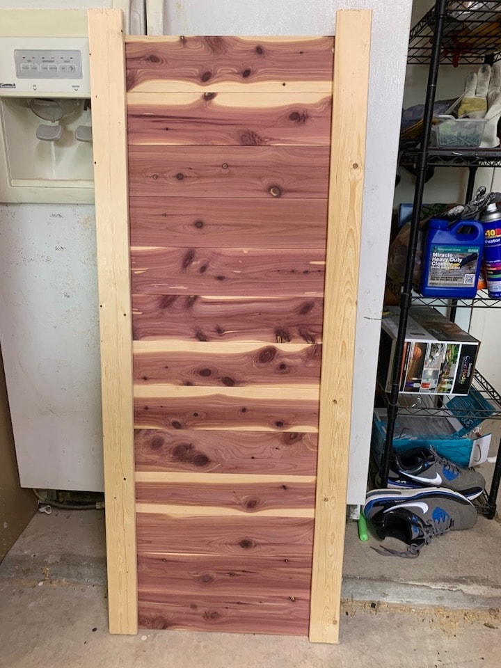 Long side panel for a DIY cedar planter