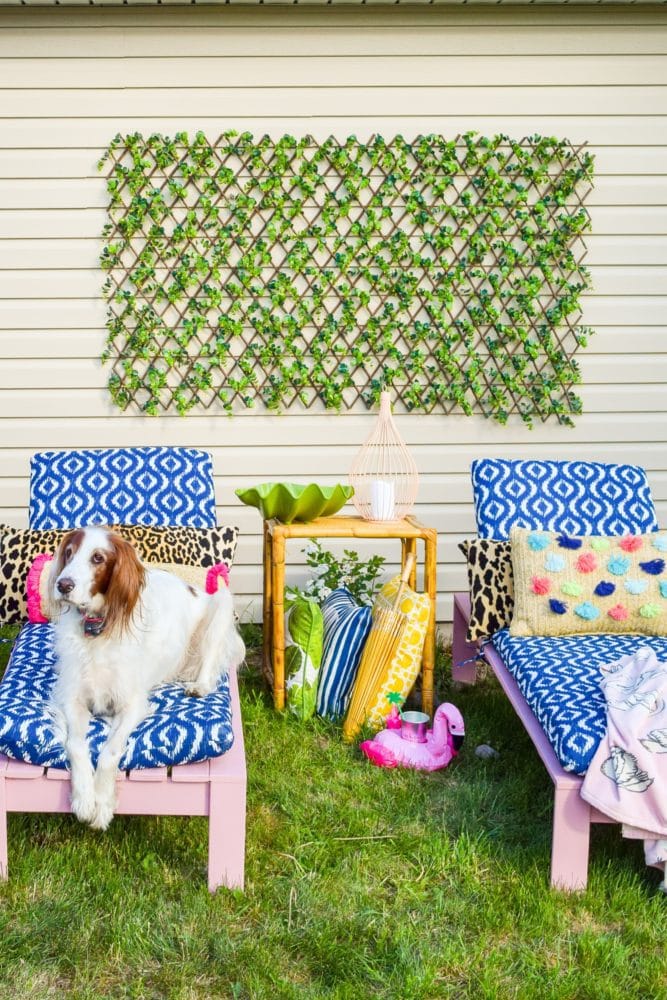 DIY outdoor lounge chairs