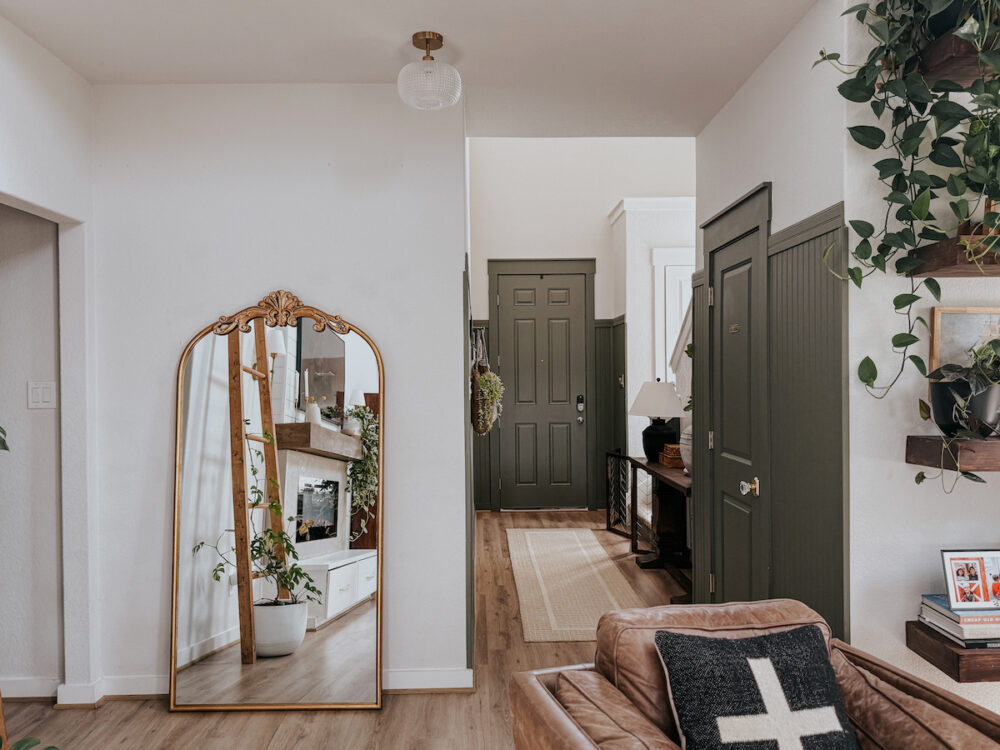 Entry of a home staged to sell