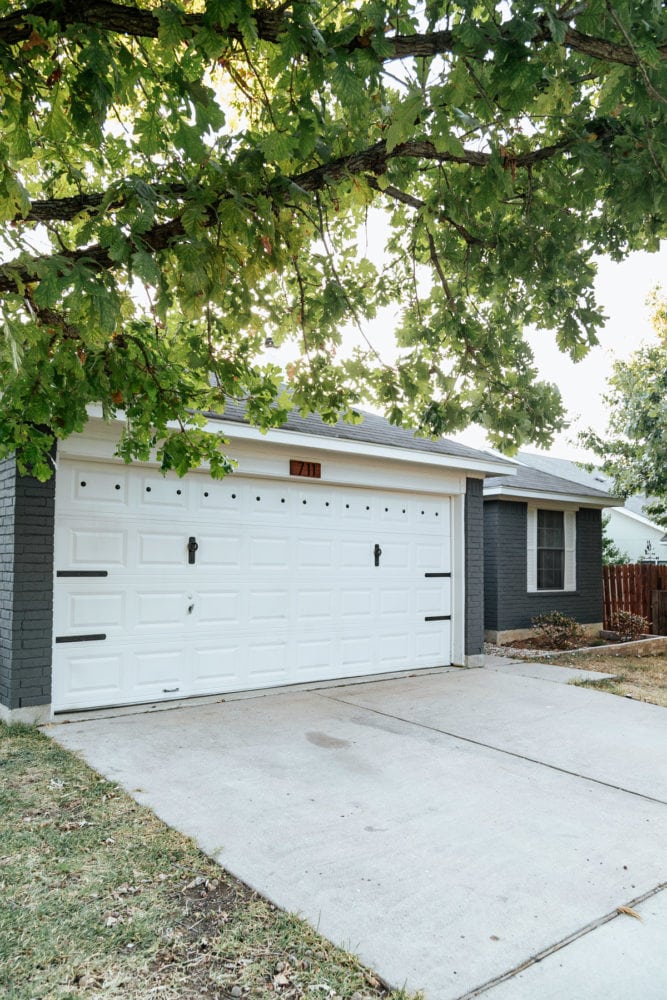 after of painted brick and siding house