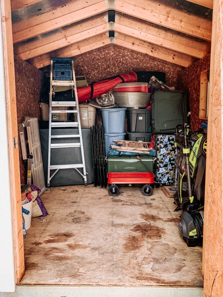 shed after organization