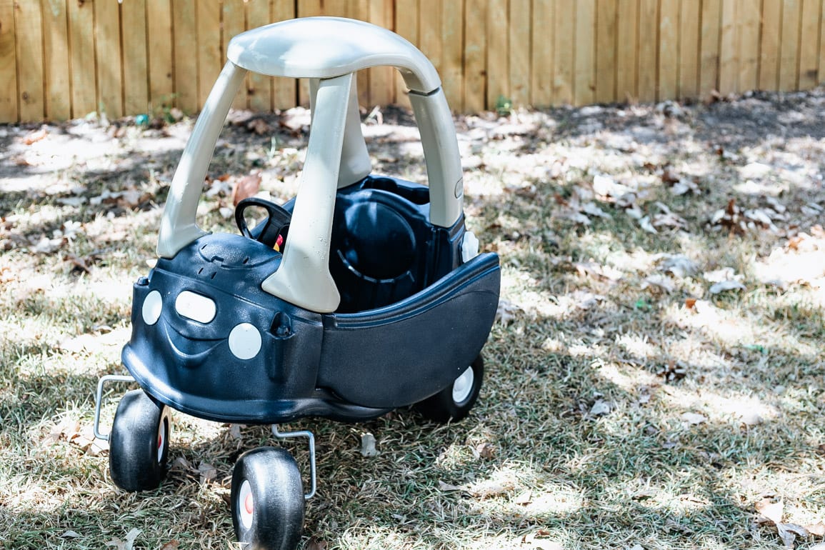 Our Little Tikes Cozy Coupe Makeover