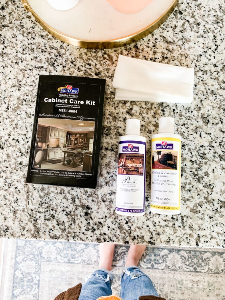 Mohawk Consumer cabinet care kit materials