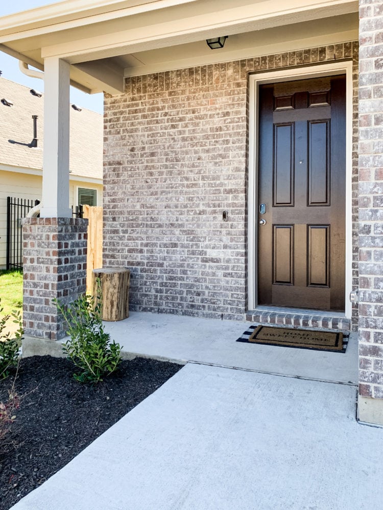 front porch before