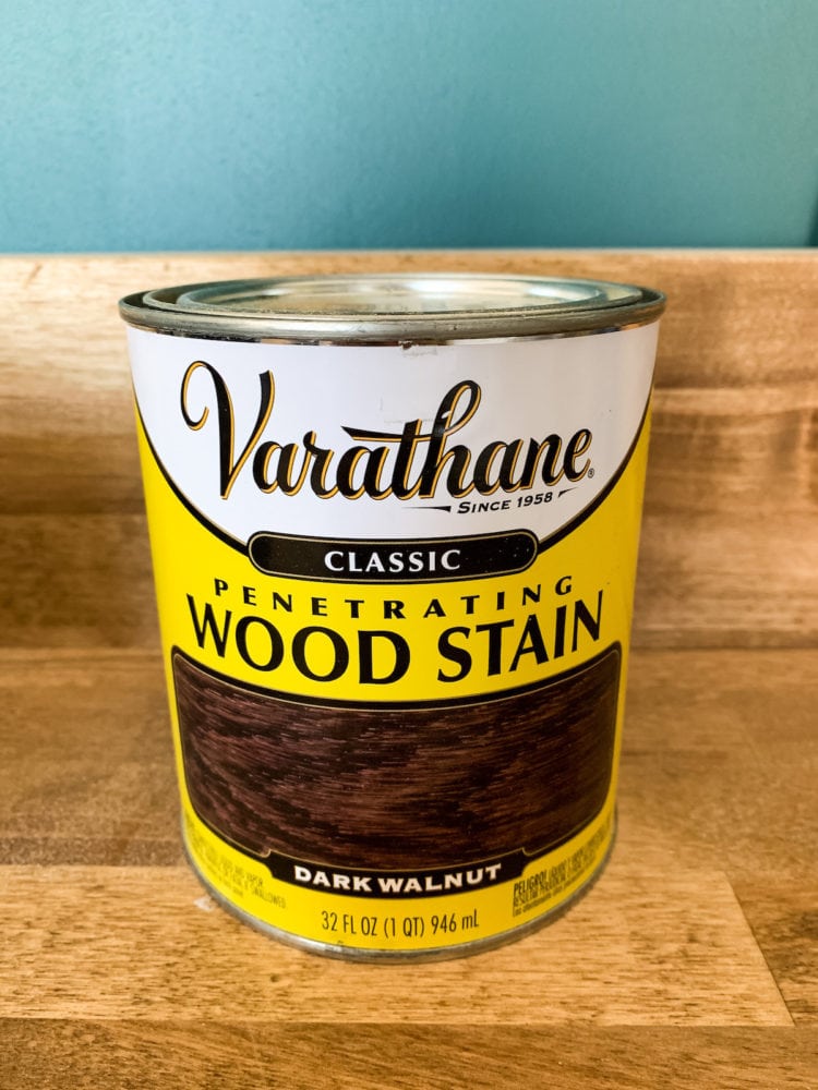 a can of varathane classic wood stain