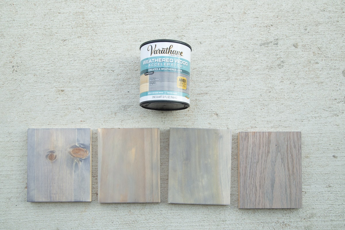 How Different Stains Look on Different Wood Love & Renovations