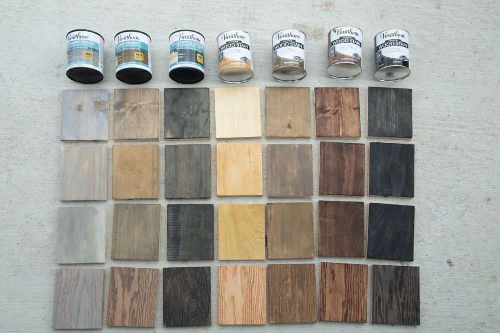 How Different Stains Look on Different Wood - Love & Renovations