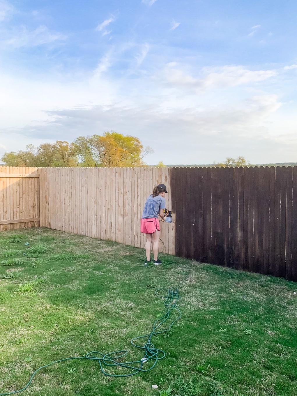 How to Stain Your Fence