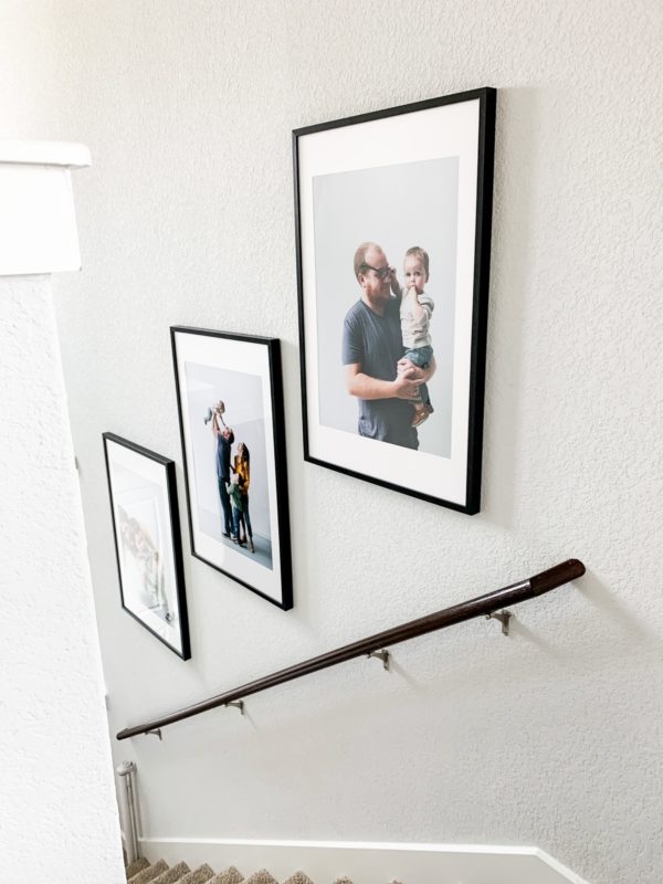 How to Hang Photos on Your Staircase Love & Renovations