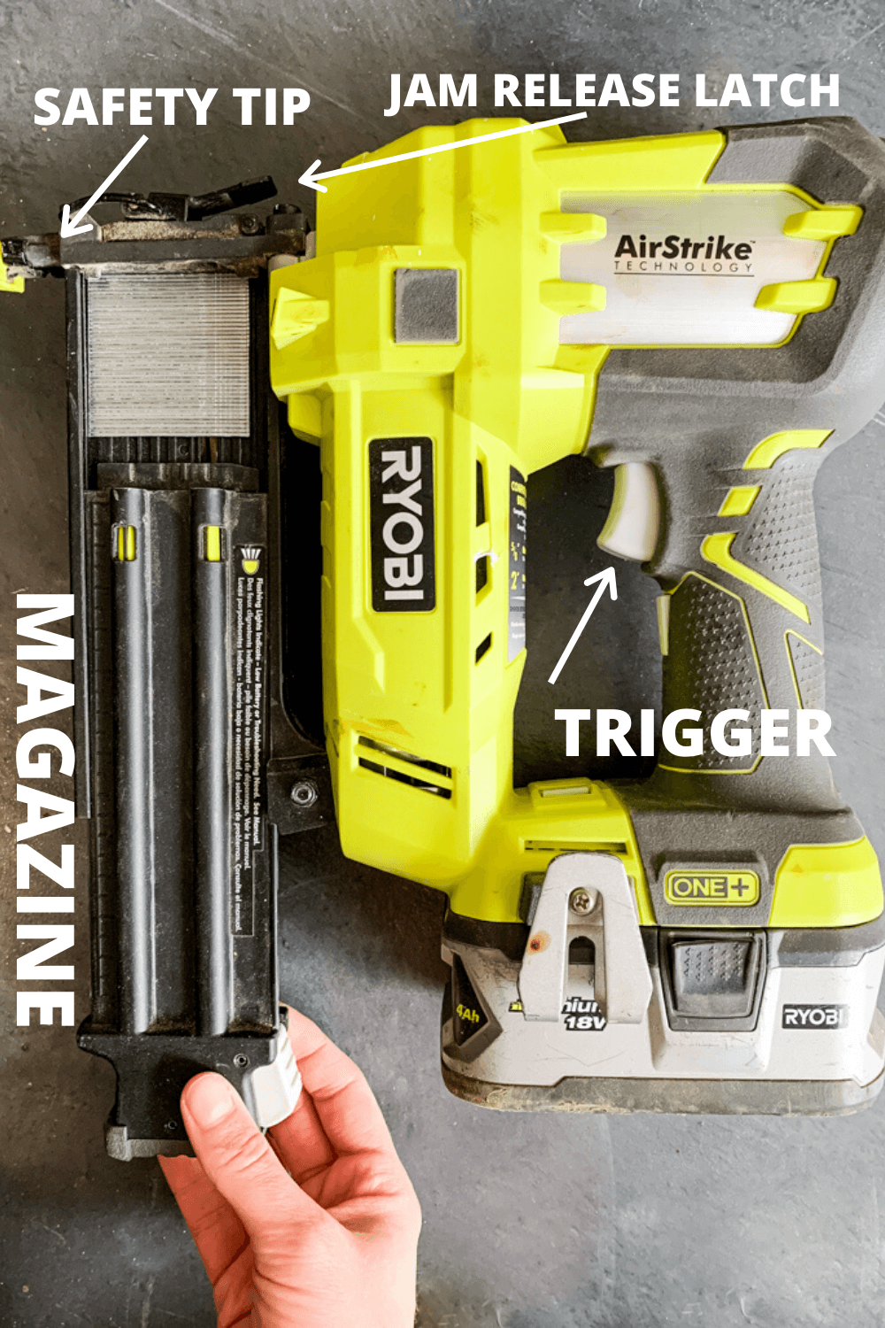 How to Use a Nail Gun {Power Tools for Beginners} Love & Renovations
