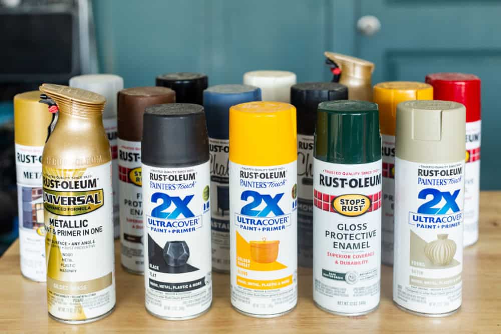 Compare The Rust-Oleum Spray Paint Collection