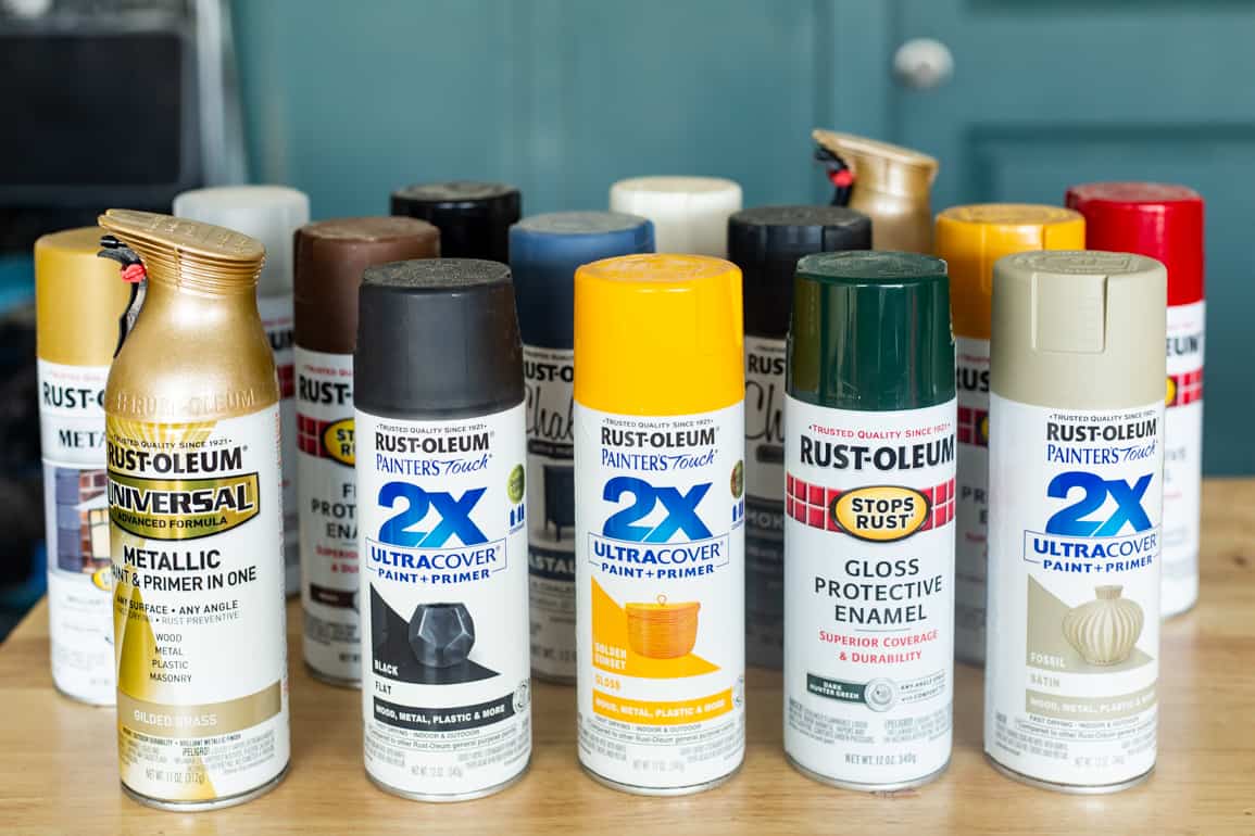 Gray Hammered Enamel Aerosol Spray Paint [Set of 6] 