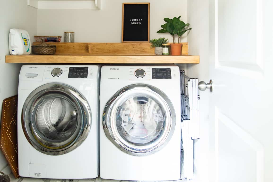 How to build a counter for your laundry room