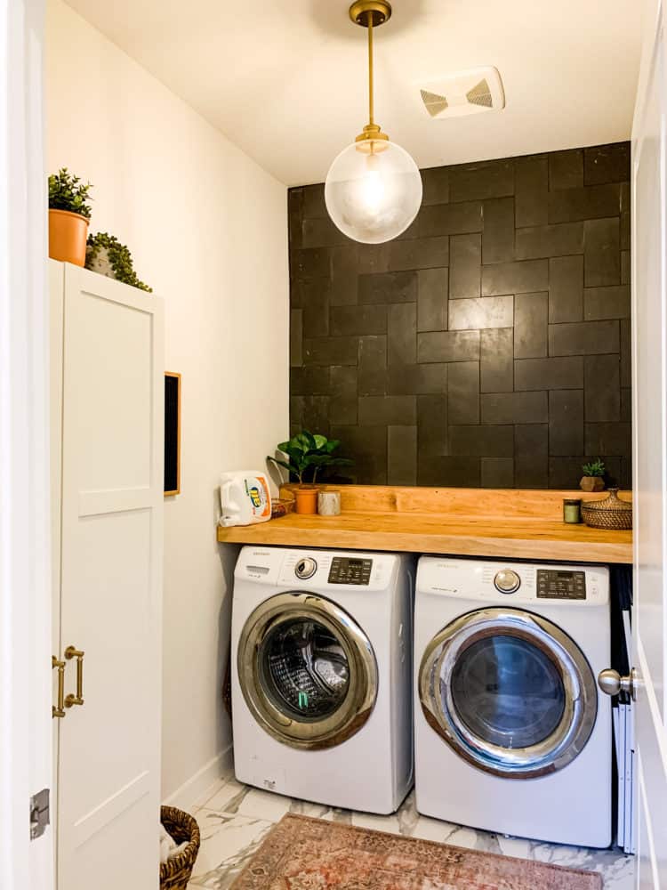 laundry room progress