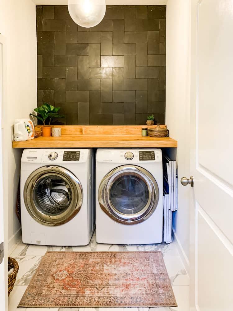 laundry room after renovation