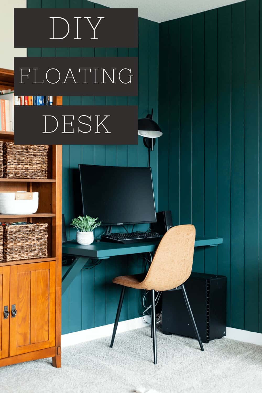 Easy DIY Floating Desk – Love & Renovations