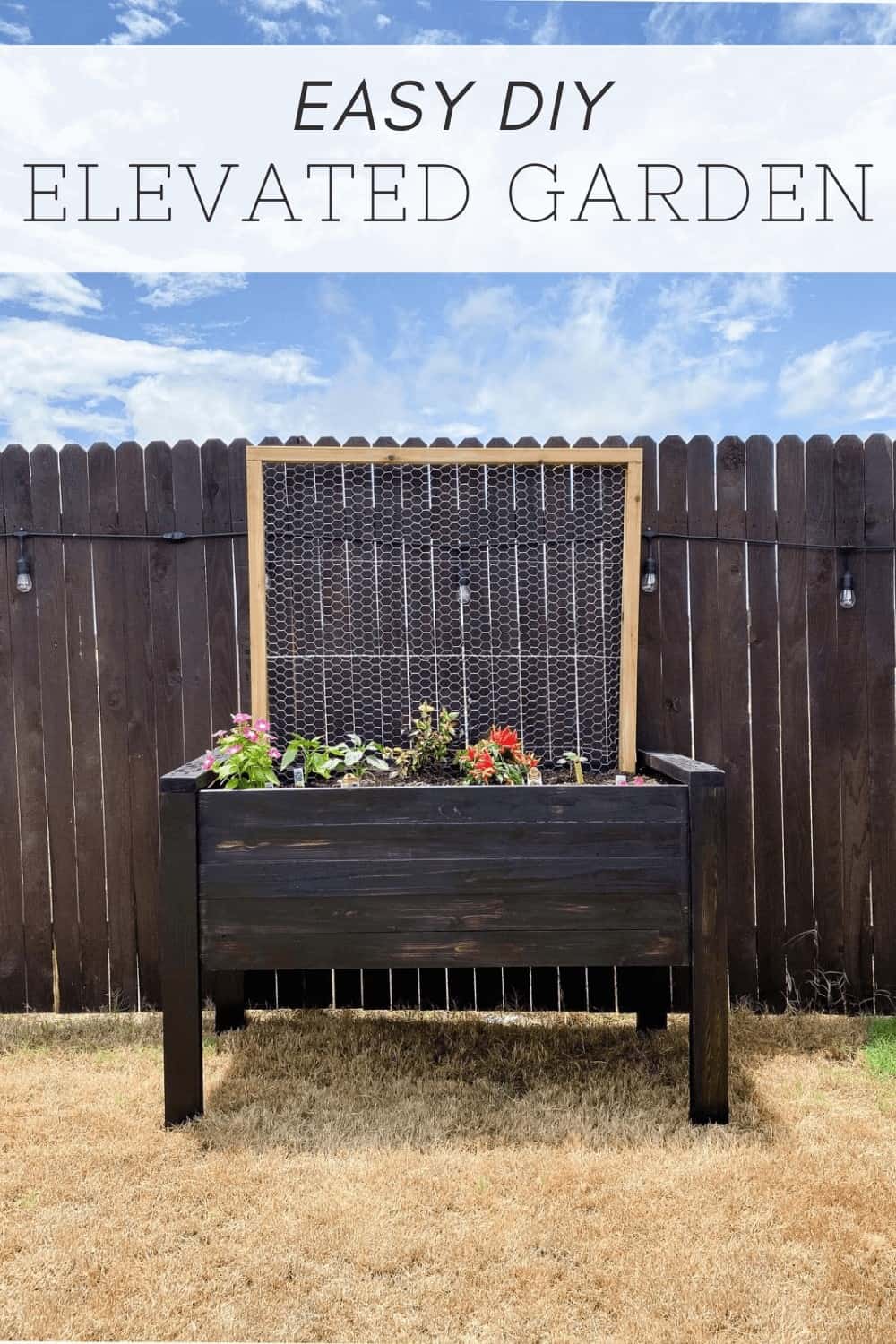How to Build a DIY Elevated Garden Bed Love & Renovations