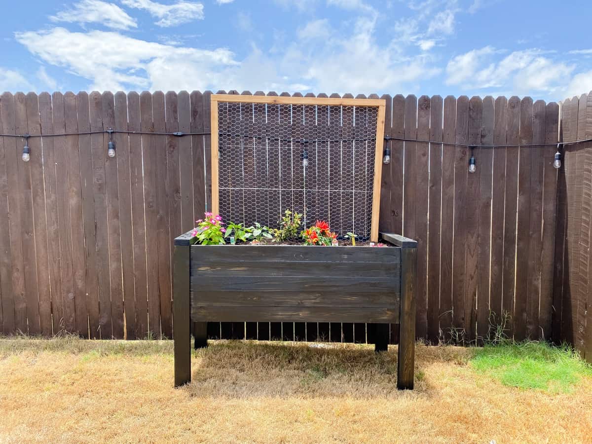 DIY Elevated Garden Bed