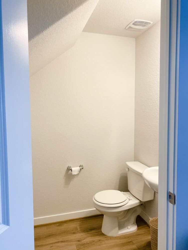 small powder room