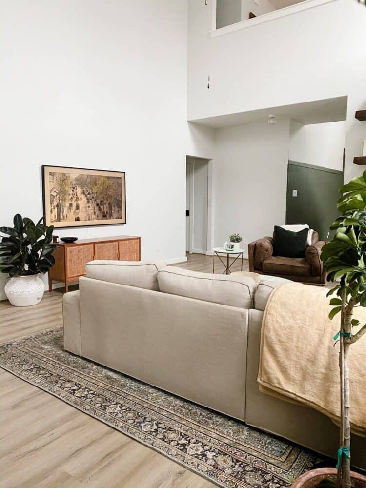 living room with neutral earth tones 