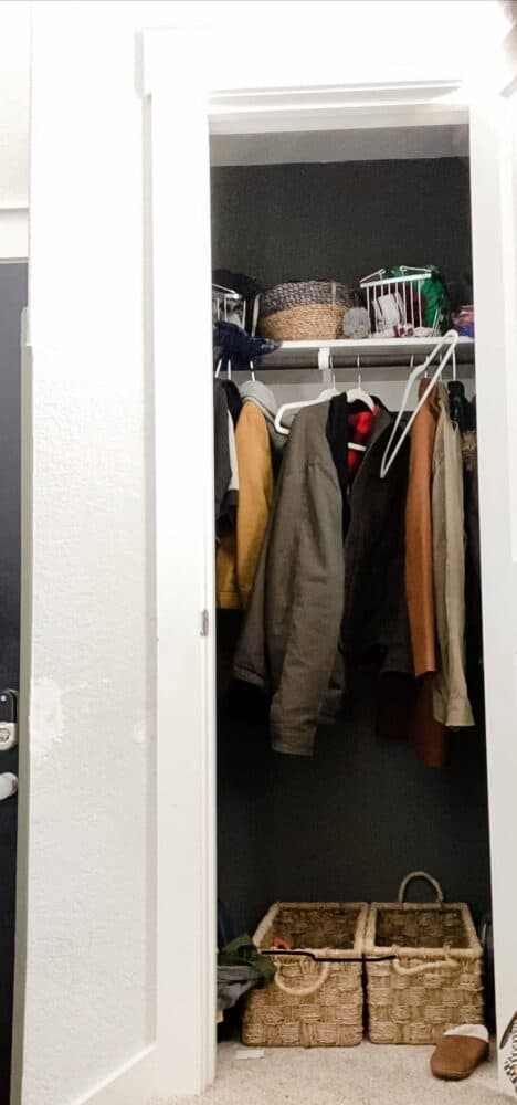 Repurposing a Hall Closet- Military closet 1 of 4 - Build and