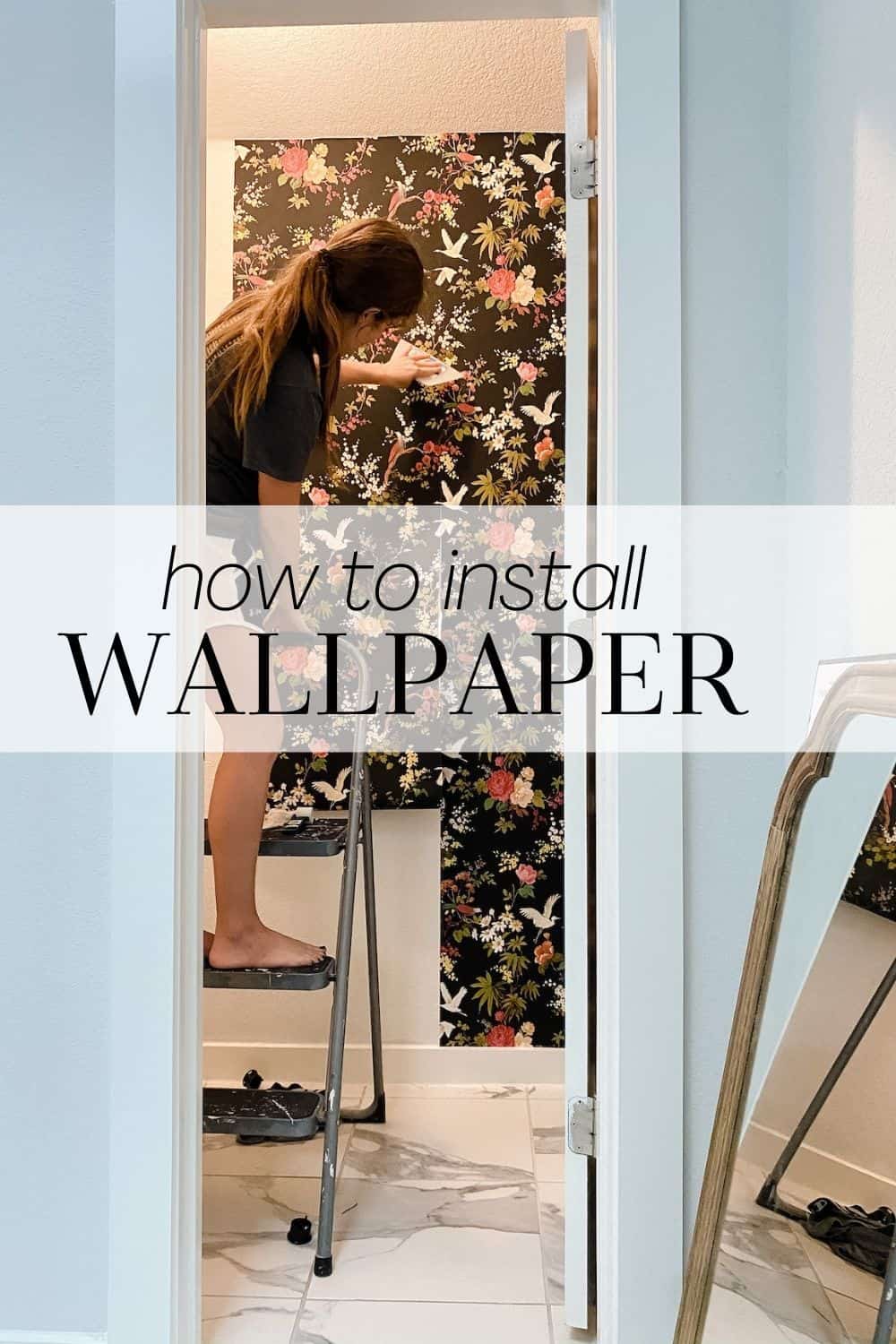How to Hang Wallpaper Tips &amp; Tricks Love &amp; Renovations