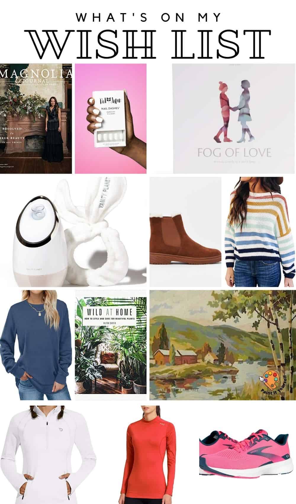 collage of gift ideas for women