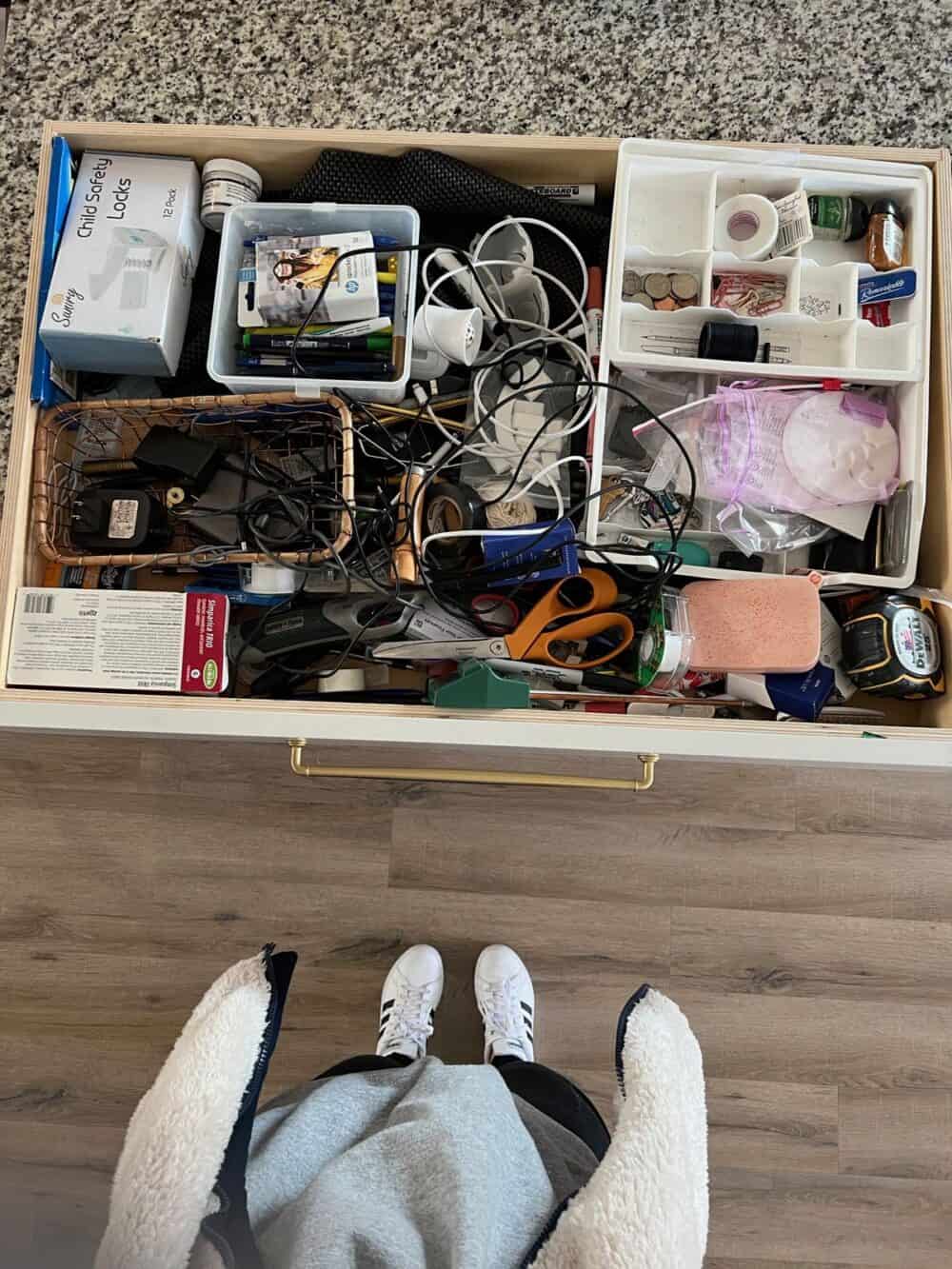 How to Organize a Junk Drawer - Junk Drawer Organization