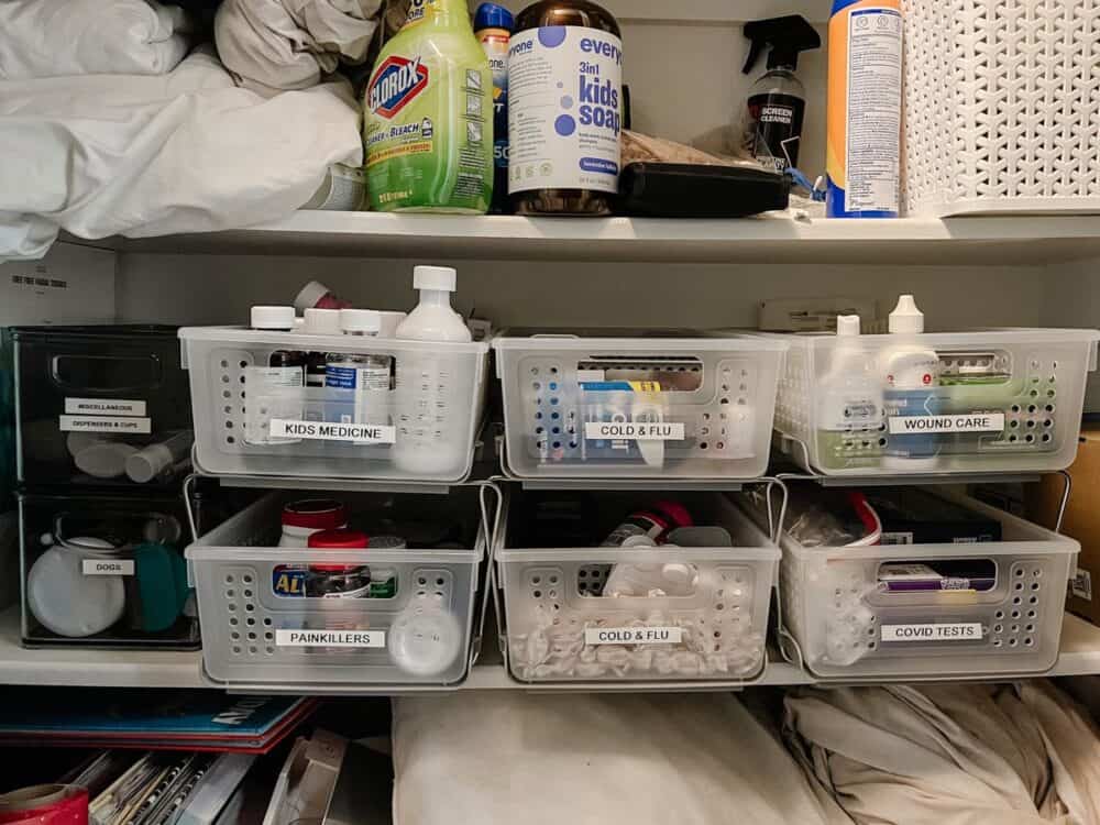 Medicine Cabinet Organization - Lolly Jane