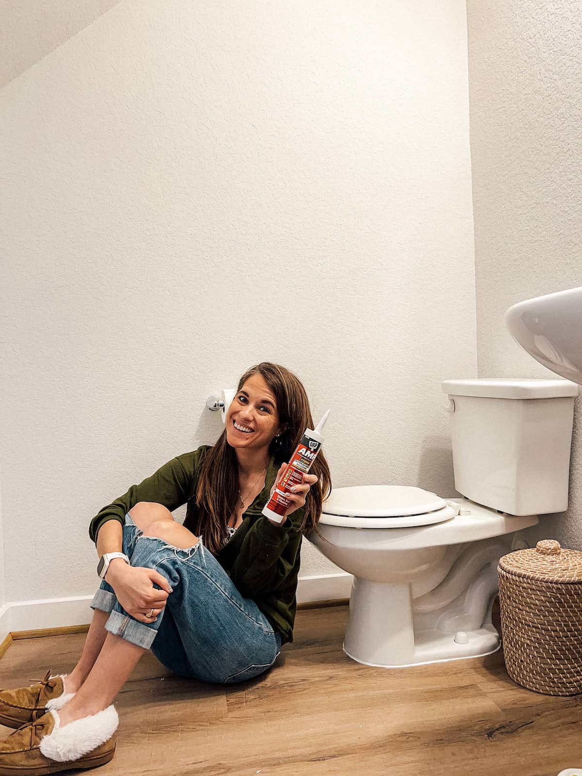 How to Caulk Around the Toilet
