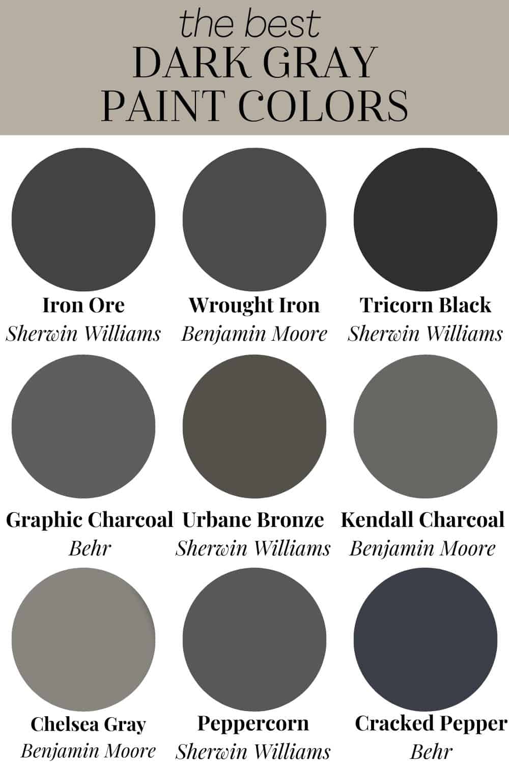 The Best Dark Paint Colors the-best-dark-paint-colors