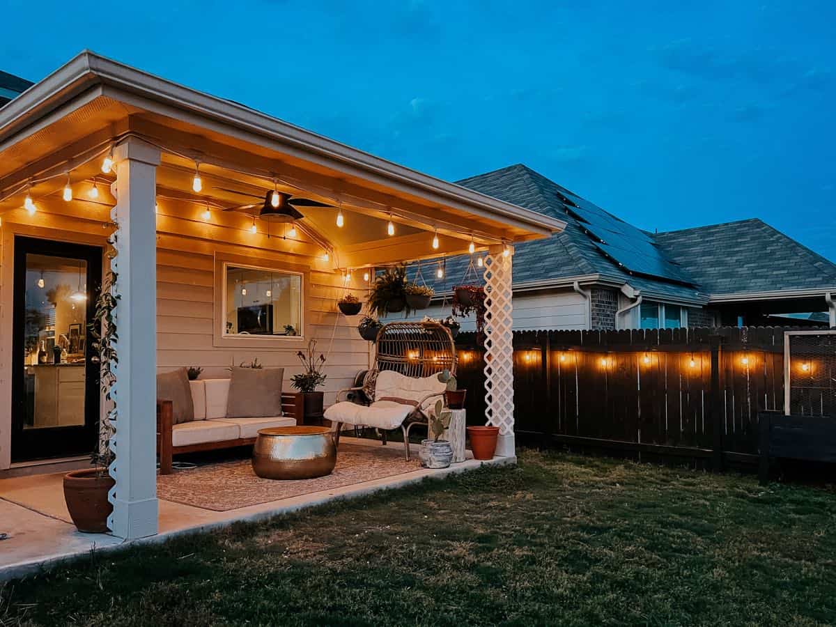 How to Hang String Lights in Your Backyard
