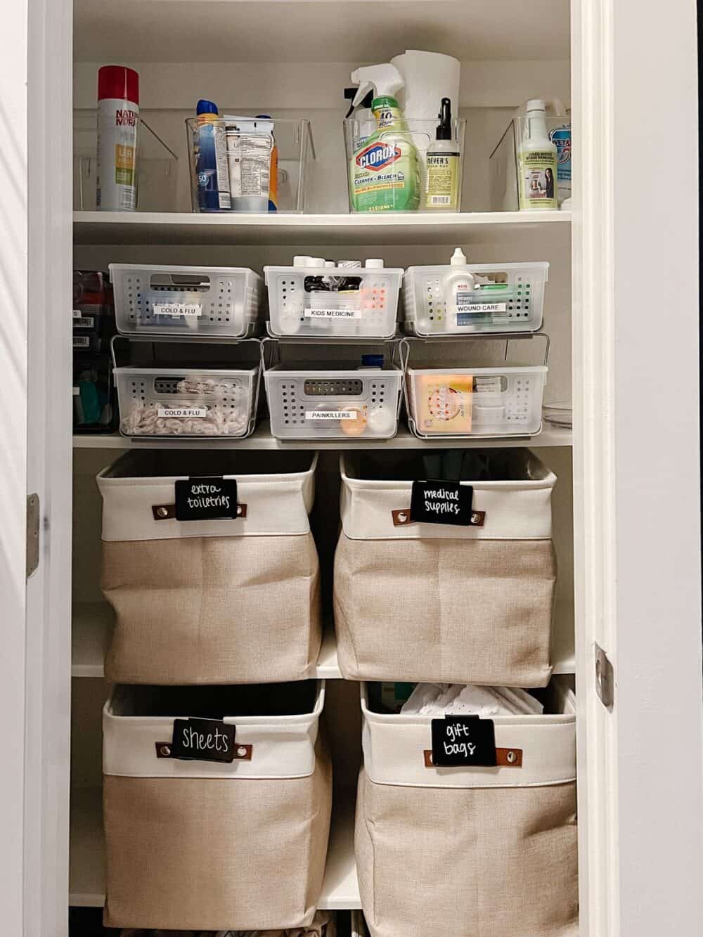 Linen Closet Organization {Tips & Tricks} – Love & Renovations