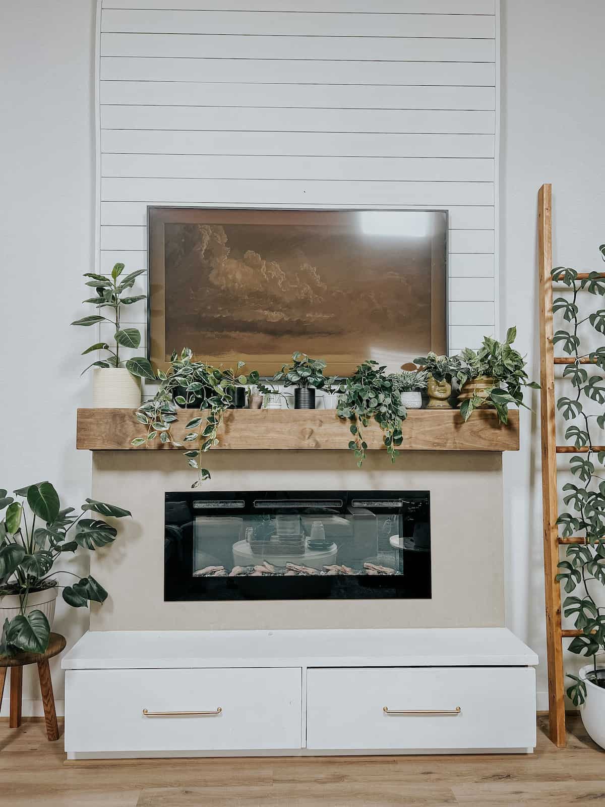 How to Decorate a Mantel {3 Ways}