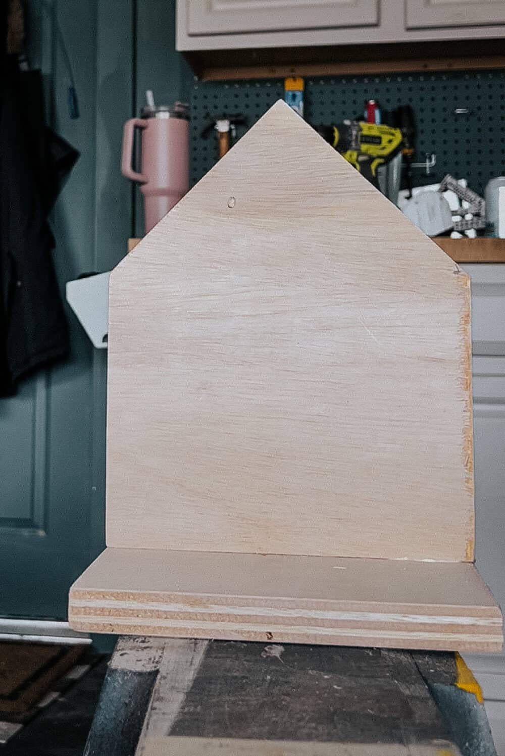 Beginning of DIY bird feeder