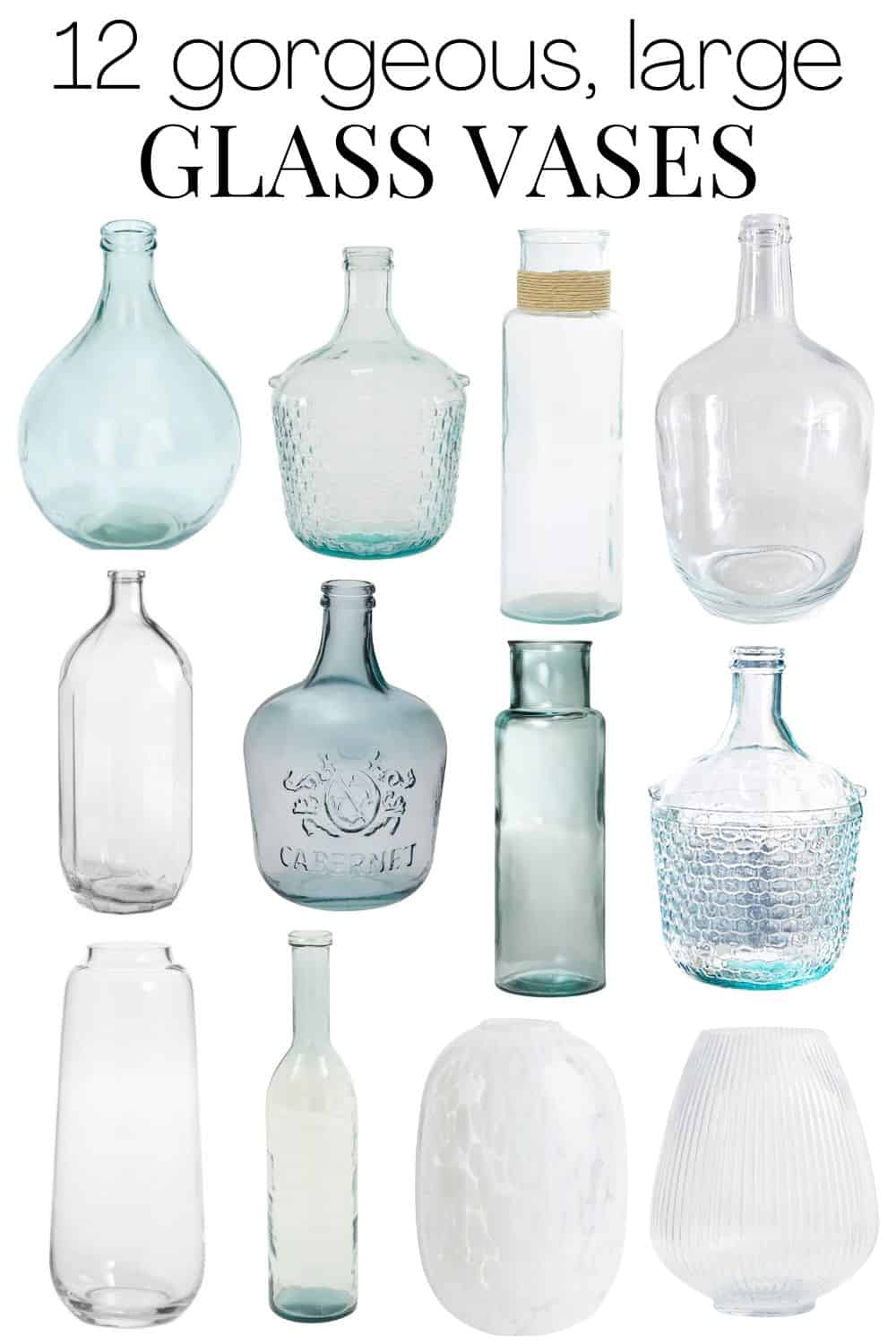 12 Gorgeous Large Glass Vases