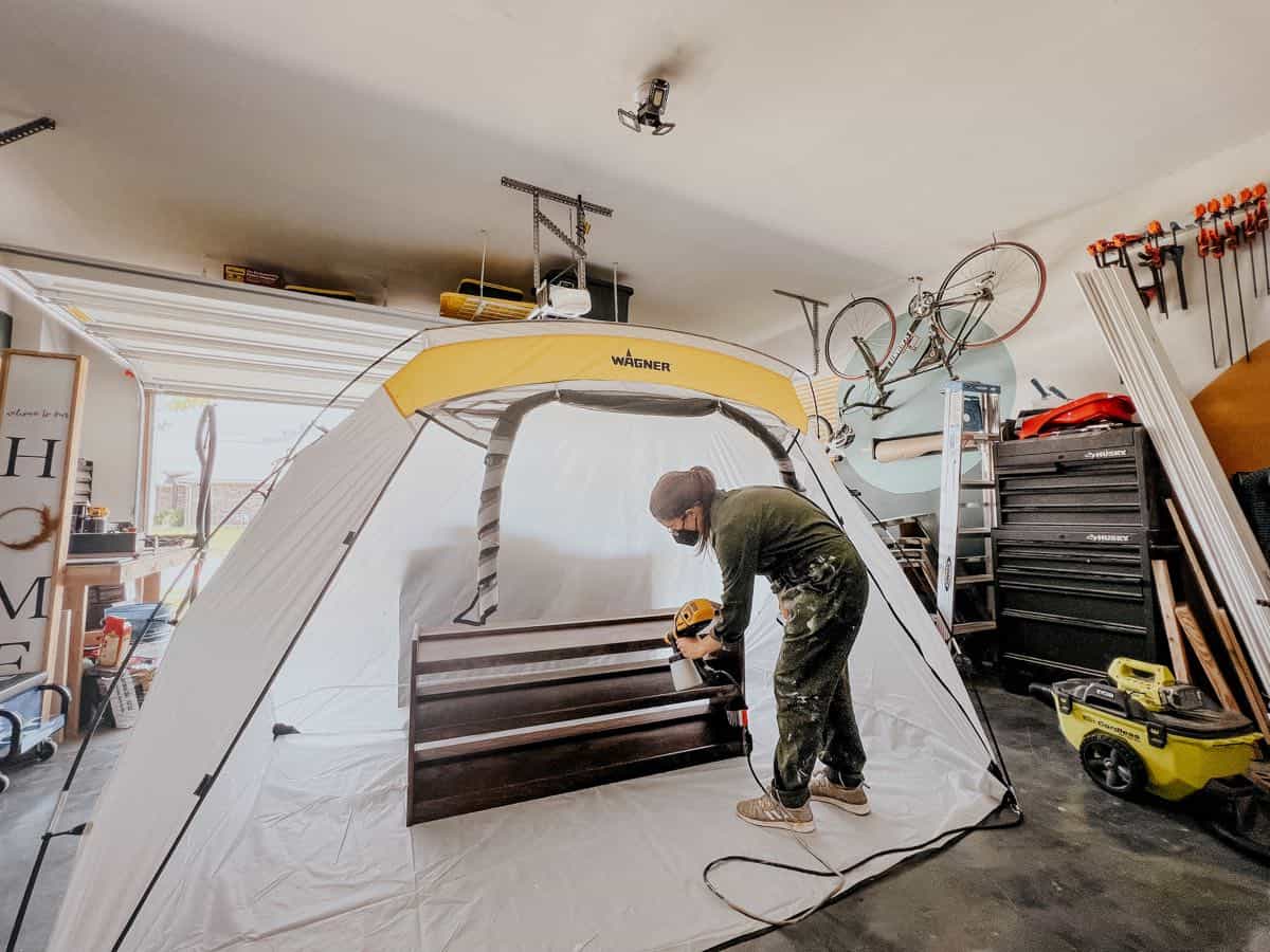 Wagner Large Spray Shelter with Floor & Screen - Portable Paint Booth for  DIY Spray Painting