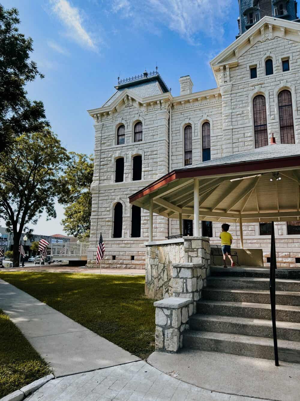 Granbury city hall located in the Granbury TX town square