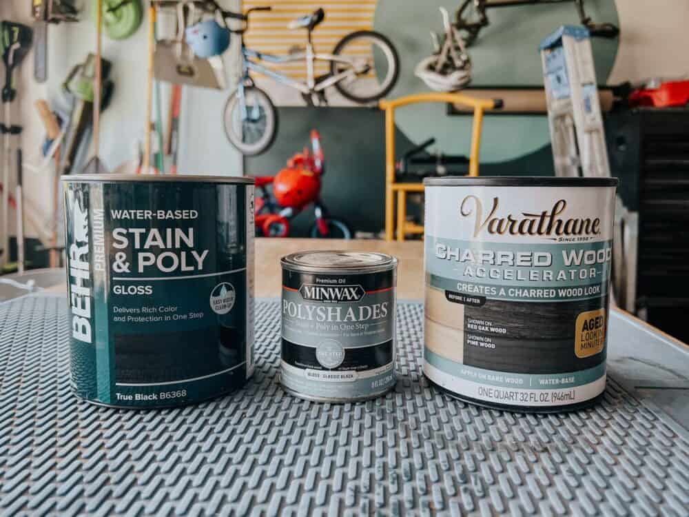 I Tested the Best Four Black Wood Stains - Love & Renovations