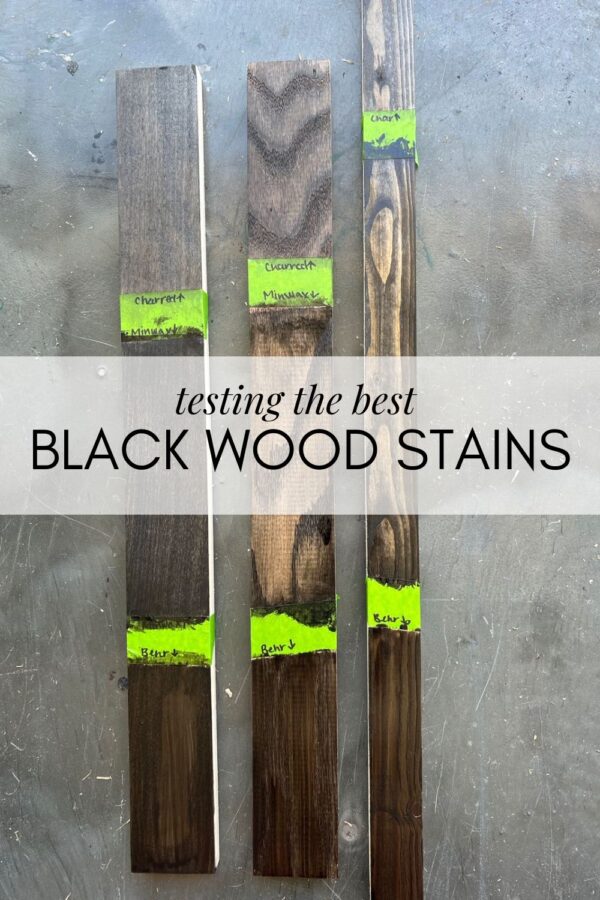 I Tested the Best Four Black Wood Stains Love & Renovations
