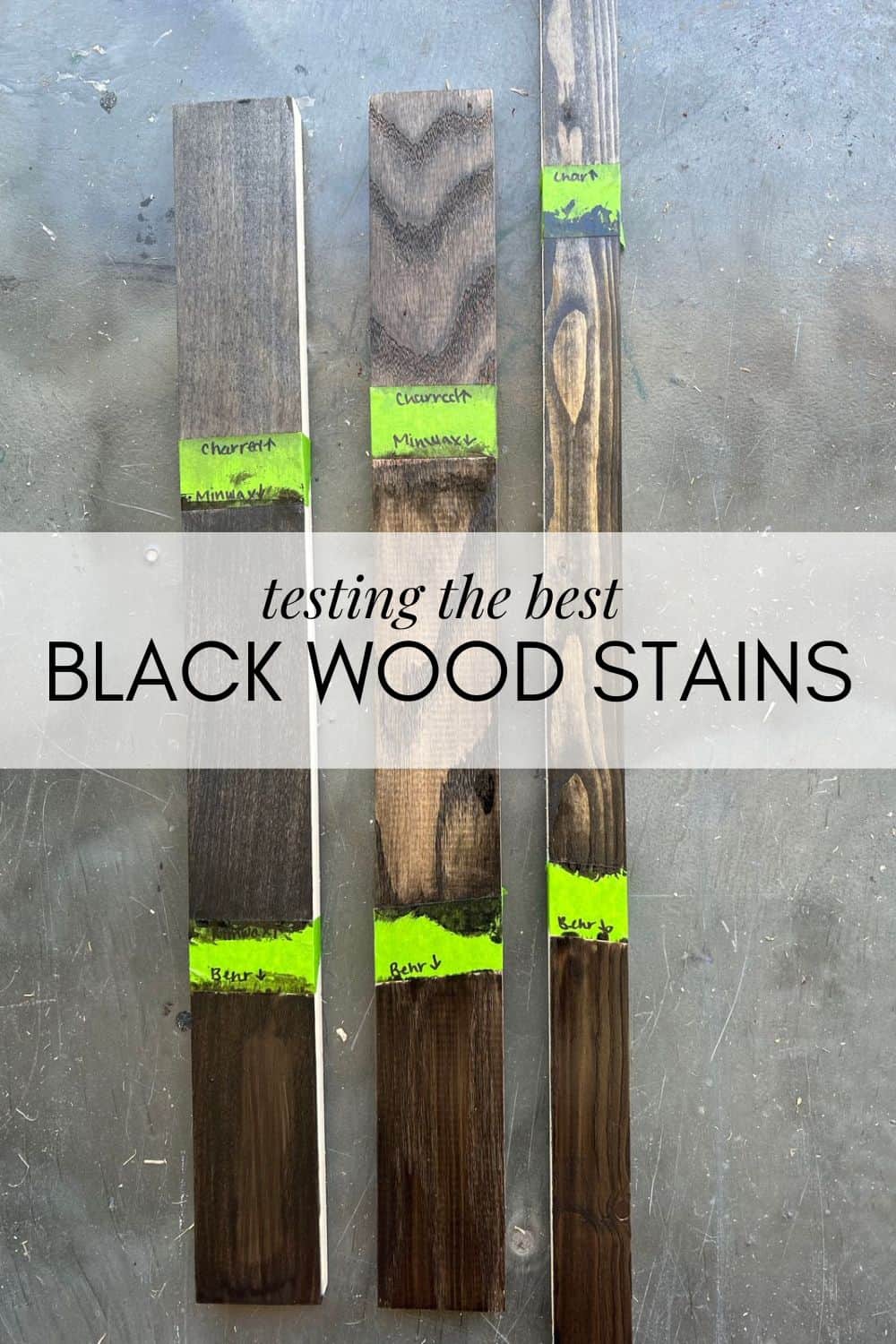 Ebonizing Wood  Black wood stain, Staining wood, Diy wood stain