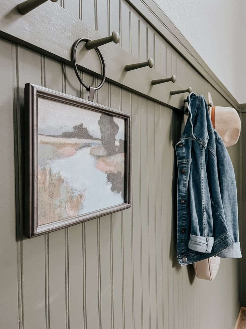 How to Make a DIY Shaker Peg Rail with Shelf - Yellow Brick Home