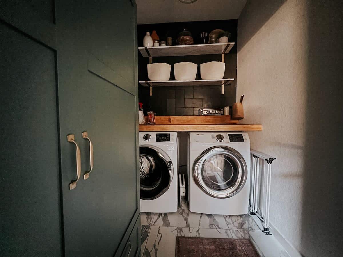 The New Laundry Room Cabinet