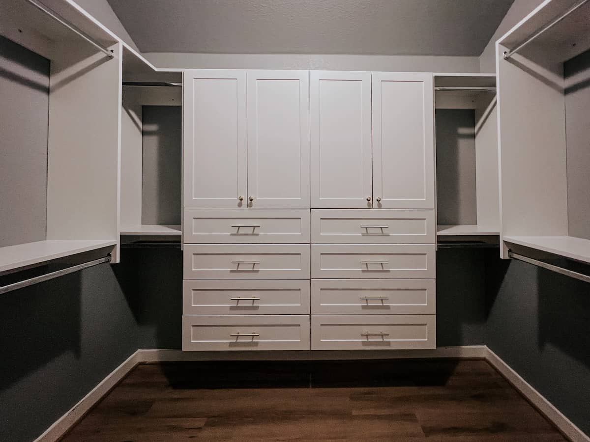 Our Custom Closet With Modular Closets