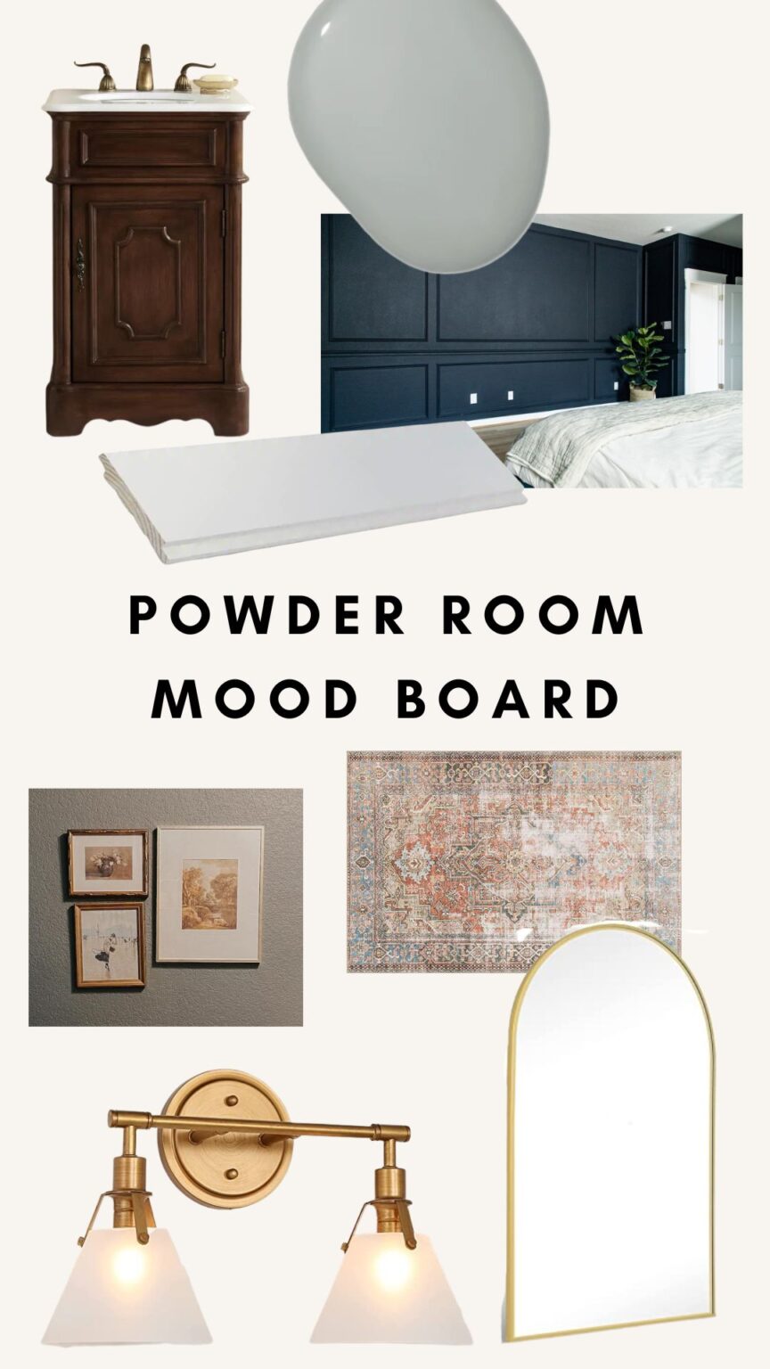 Adding Trim to the Powder Room Walls – Love & Renovations