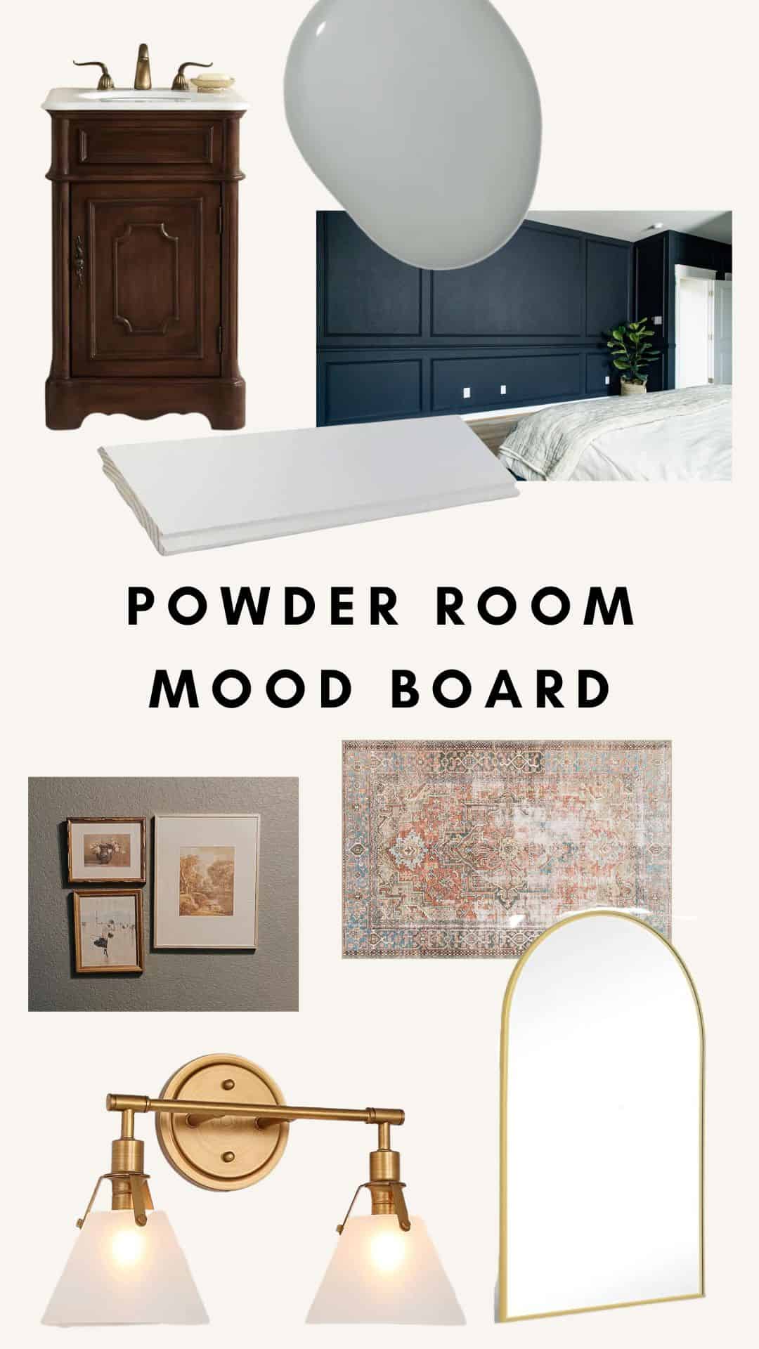 The Powder Room Mood Board