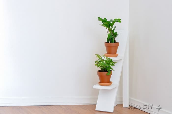 angled plant stand