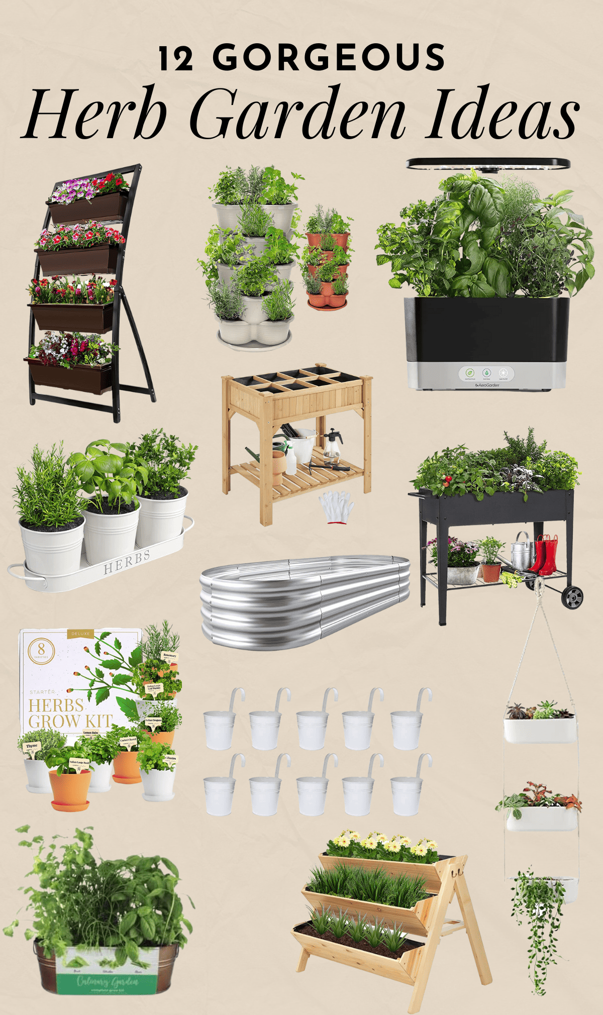 20+ No-Building-Required Herb Garden Ideas