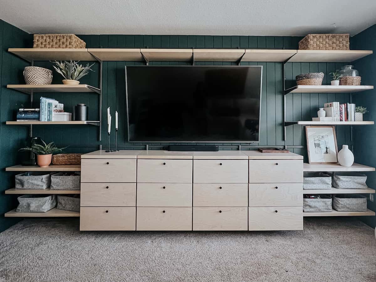 A Peek Inside Our Bonus Room Shelving